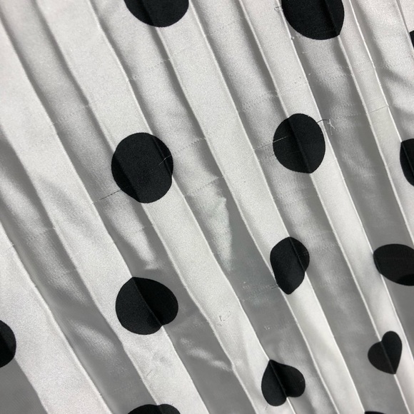 Jill Stuart Polka Dot Pleated Chiffon Imogen Maxi Dress 6 - Picture 10 of 11